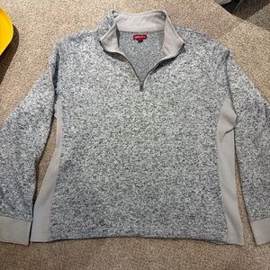 Merona Gray Half-Zip Sweater